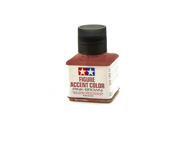 Краска для финальной отделки модели (розово-коричневая) Tamiya (#87201) Figure Accent Color (Pink-Brown)
