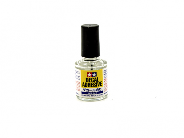 Клей для декалей, с кисточкой Tamiya (#87176) Decal Adhesive