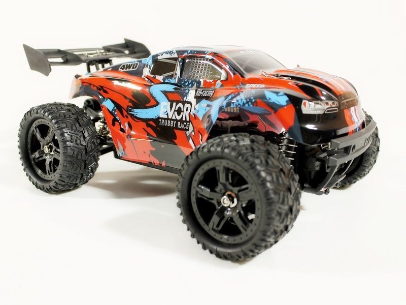 Радиоуправляемая модель трагги RemoHobby (#1665) 1/16 Scale Electric 4WD 2.4GHZ RC Off-Road Brushless Monster Truck  S-EVOR