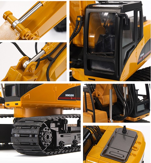 Радиоуправляемый экскаватор HUI NA TOYS  (#HN1650) RC Truck 1/14 2,4G (650)