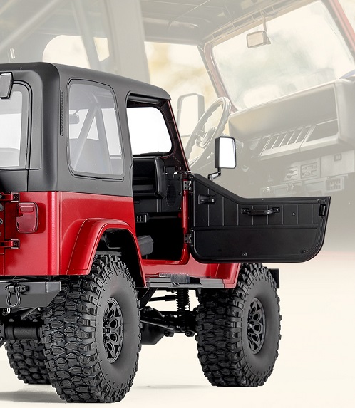 Радиоуправляемый внедорожник FMS ROCHobby (#ROC11033RSRD) RTR 1:10 Mashigan RC Rock Crawler RS Red 4WD