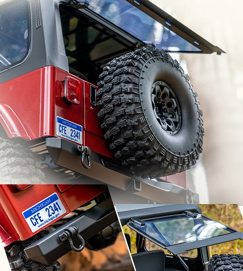 Радиоуправляемый внедорожник FMS ROCHobby (#ROC11033RSRD) RTR 1:10 Mashigan RC Rock Crawler RS Red 4WD