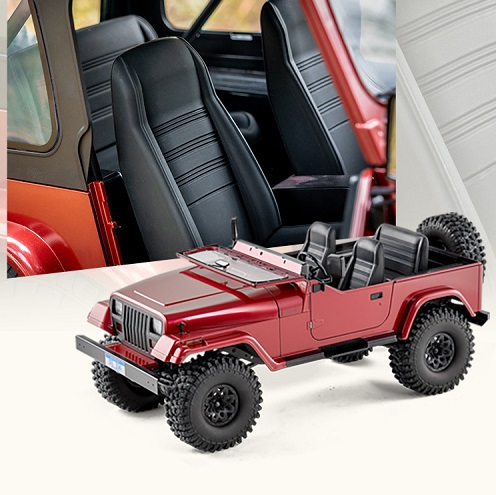 Радиоуправляемый внедорожник FMS ROCHobby (#ROC11033RSRD) RTR 1:10 Mashigan RC Rock Crawler RS Red 4WD