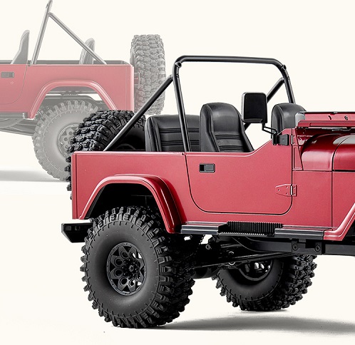 Радиоуправляемый внедорожник FMS ROCHobby (#ROC11033RSRD) RTR 1:10 Mashigan RC Rock Crawler RS Red 4WD