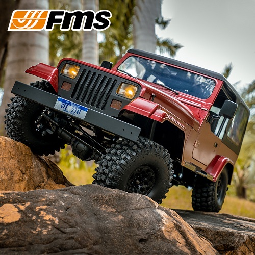 Радиоуправляемый внедорожник FMS ROCHobby (#ROC11033RSRD) RTR 1:10 Mashigan RC Rock Crawler RS Red 4WD