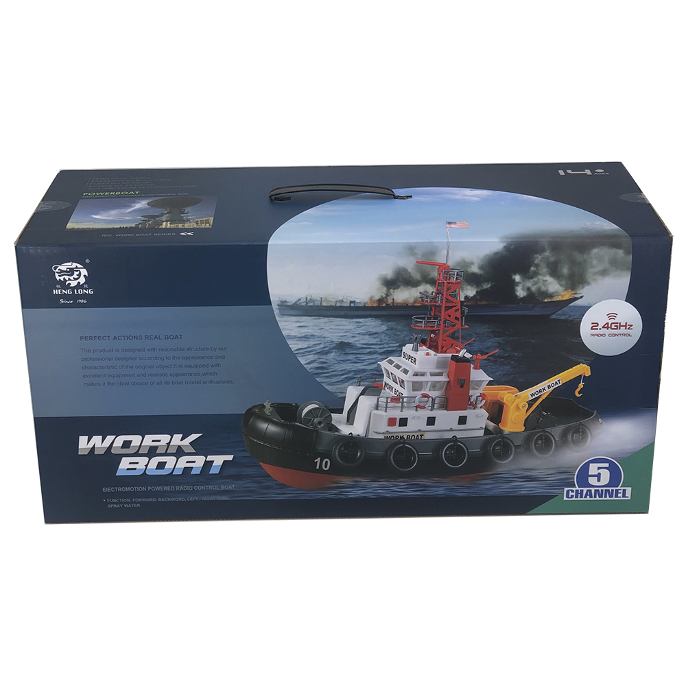 Радиоуправляемый буксир Heng Long (#HL-3810) Seaport Work Boat 2.4G
