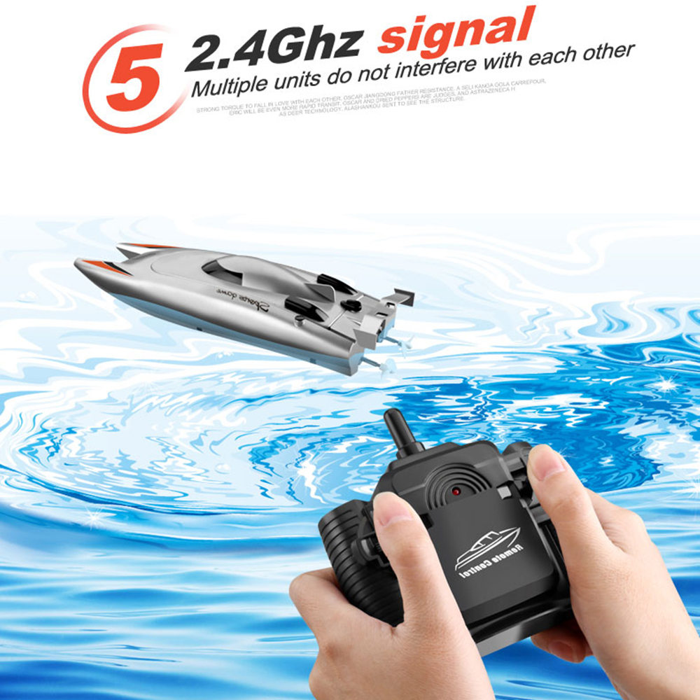 Радиоуправляемая лодка High-speed (#YL805B) Remote control rowing Racing Boat 2.4G