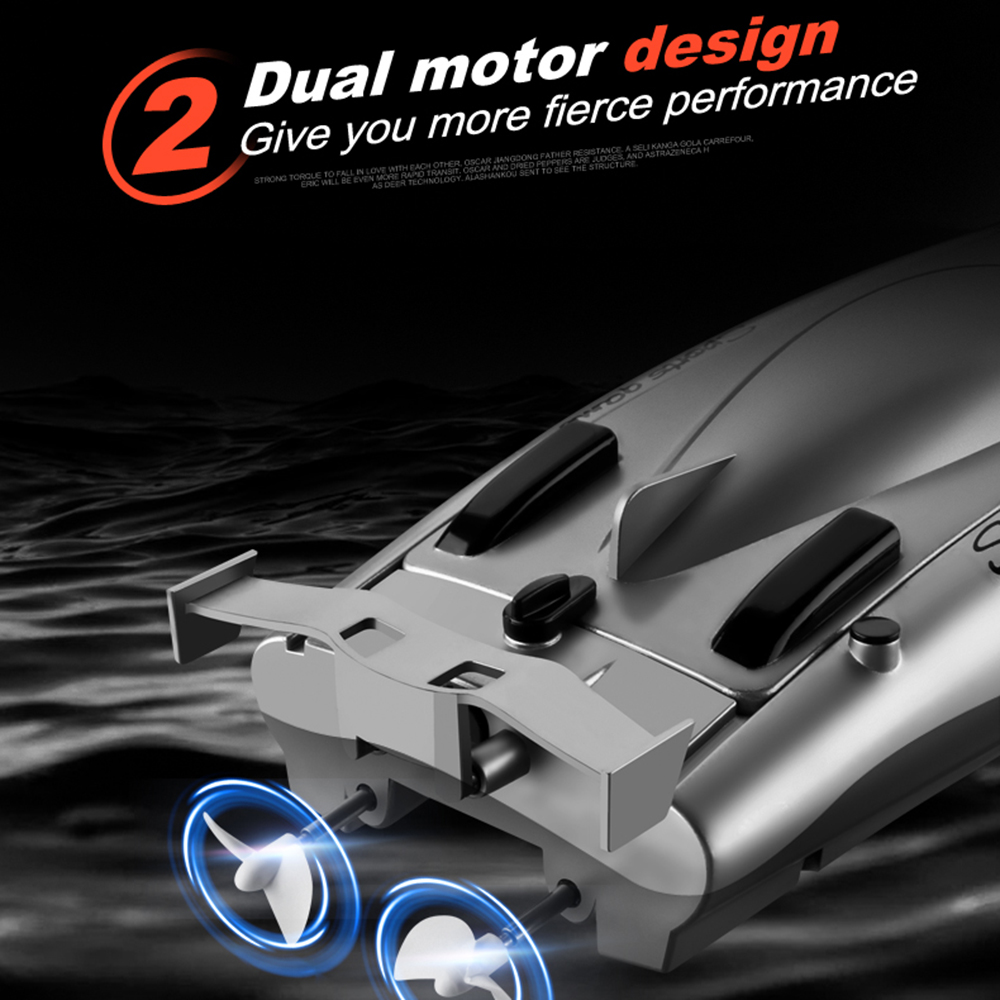 Радиоуправляемая лодка High-speed (#YL805B) Remote control rowing Racing Boat 2.4G