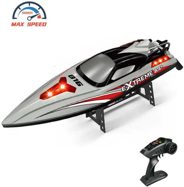 Радиоуправляемая лодка HJ Toys (#HJ816PRO) Remote control rowing Racing Boat 2.4G