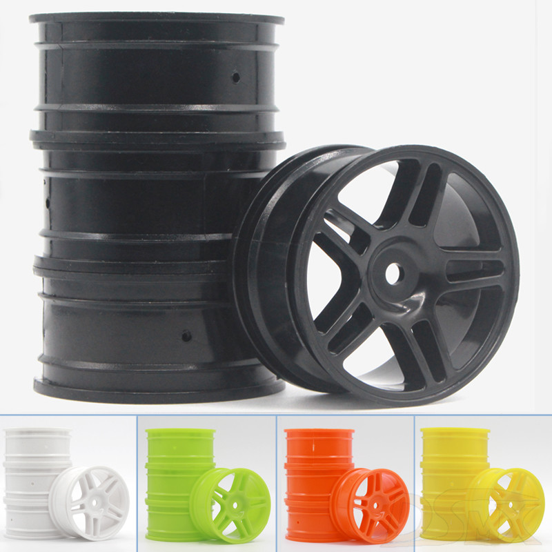 Диски RC-Avtomag (#AV-905Y) Yellow 5 Spokes Wheel 26mm (+3) 4 шт.