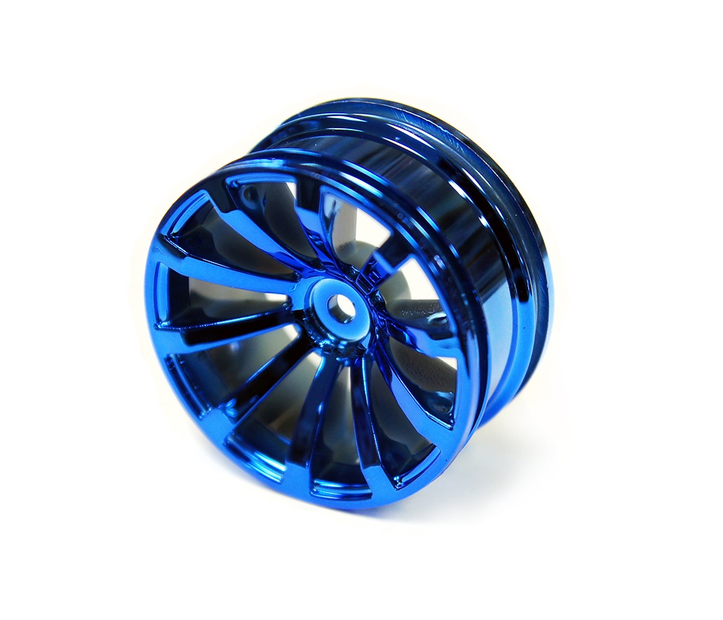 Диски HSP (#607BL) Blue 10 Spokes Wheel 26mm (+5) 4 шт.