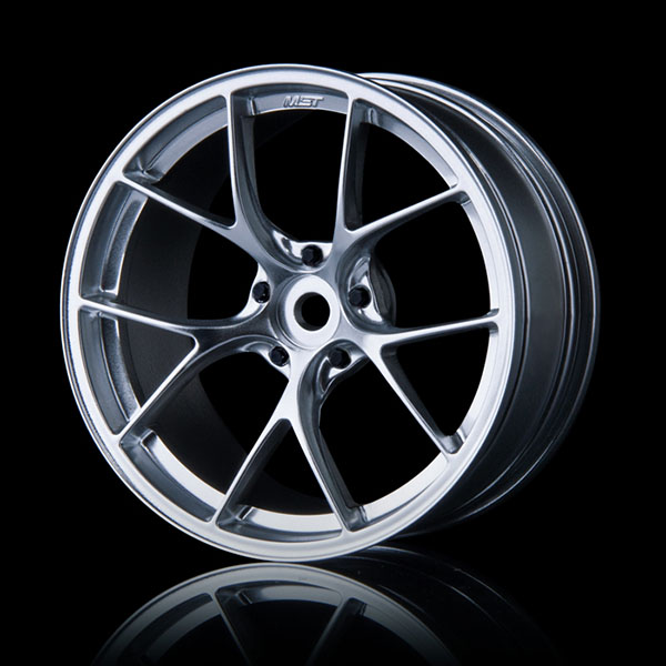 Диски MST (#102055FS) Flat silver RID wheel (+3) (4)
