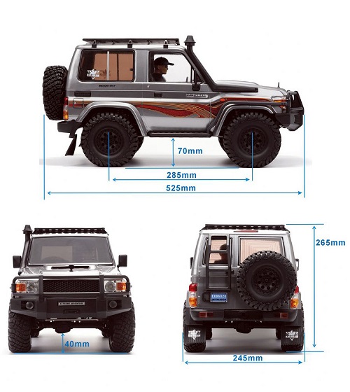 Радиоуправляемый внедорожник RGT (#EX86020)  4WD RC Car LC71 INTRUDER Off-Road Truck Rock Crawler Toys Models 1/10