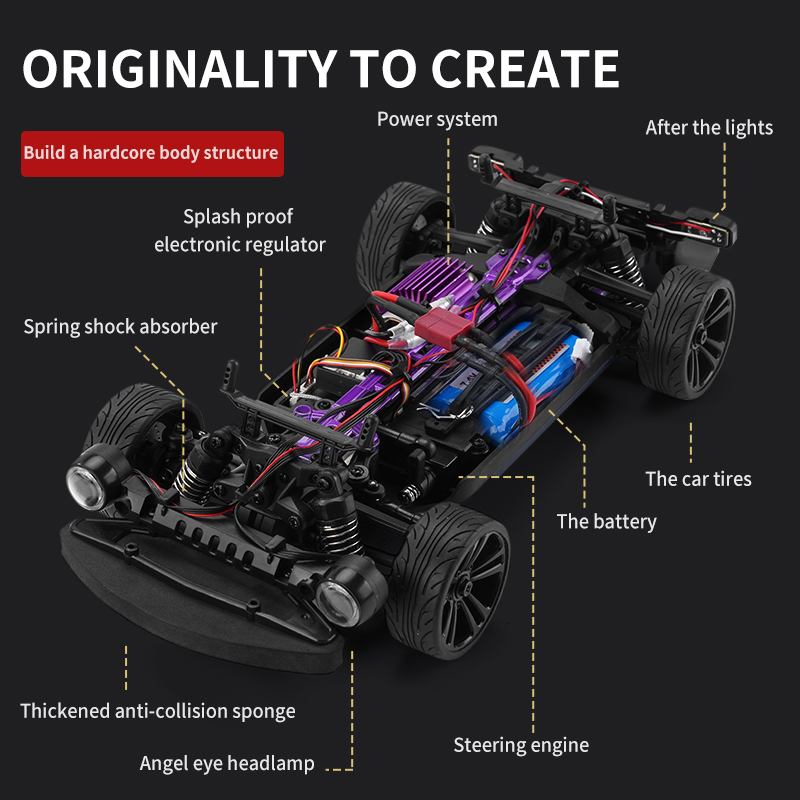 Радиоуправляемая модель для дрифта  SCY (#SCY16303)  4WD 1:16 RTR 2.4GHz