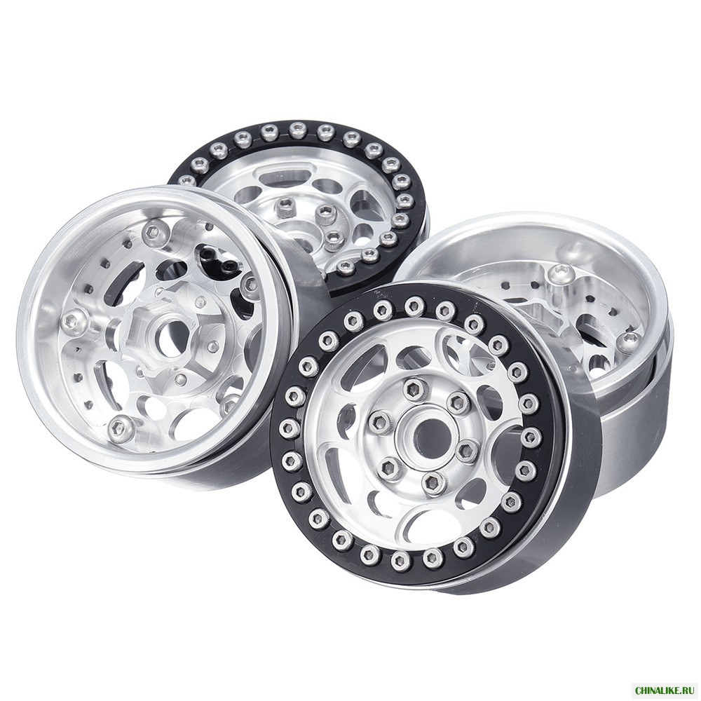Диски бедлоки RC Turn (#RTCW01912C) 1.9" Aluminum Beadlock Crawler Wheels 4pcs - Flywheel (Ti-Color)