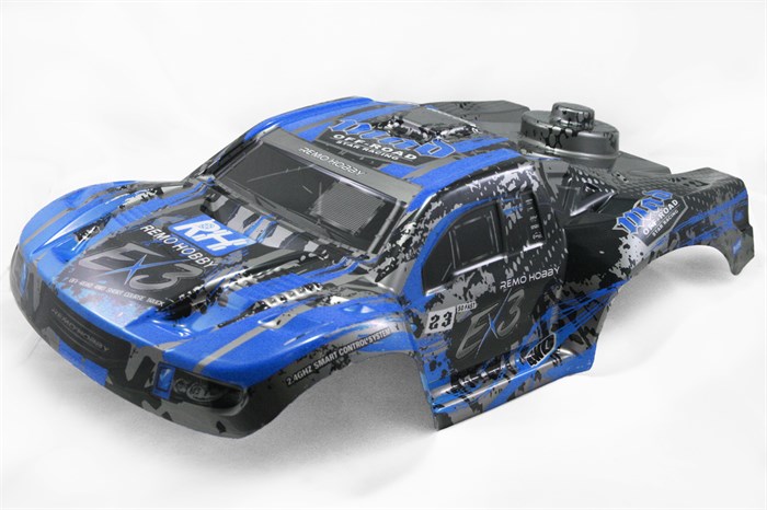 Кузов Remo Hobby (D2913) Blue Short Coursec Car Body Shell EX3