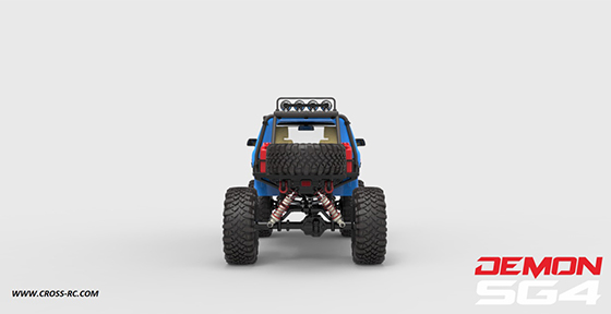Радиоуправляемый внедорожник CROSS RC (#SG-4B) Demon SG4 B Rock Crawler KIT 1/10