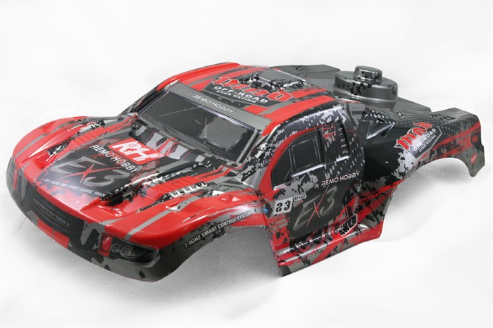 Кузов Remo Hobby (D2912) Red Short Coursec Car Body Shell EX3