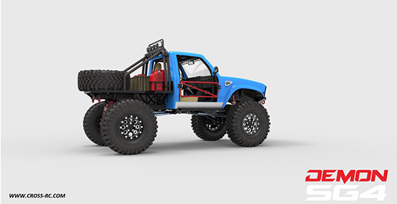 Радиоуправляемый внедорожник CROSS RC (#SG-4B) Demon SG4 B Rock Crawler KIT 1/10