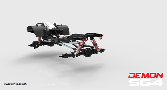 Радиоуправляемый внедорожник CROSS RC (#SG-4B) Demon SG4 B Rock Crawler KIT 1/10