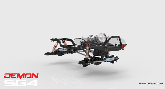 Радиоуправляемый внедорожник CROSS RC (#SG-4B) Demon SG4 B Rock Crawler KIT 1/10