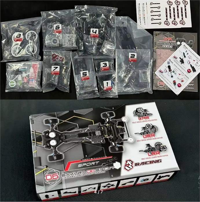 Радиоуправляемая модель для дрифта 3Racing (#KIT-D6S) Sakura D6 1/10 Drift Car - Drive SPORT