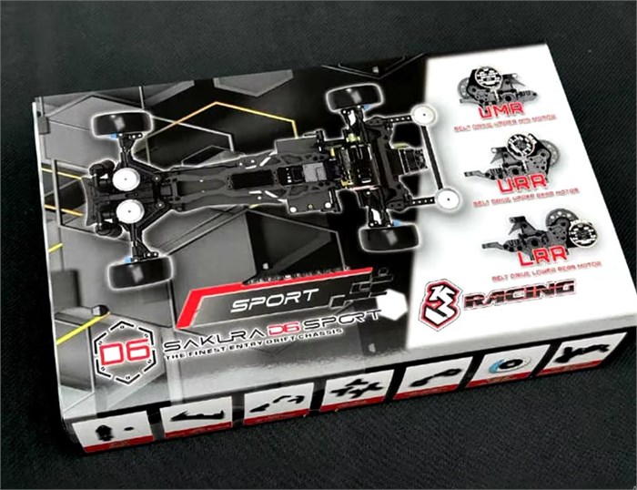 Радиоуправляемая модель для дрифта 3Racing (#KIT-D6S) Sakura D6 1/10 Drift Car - Drive SPORT
