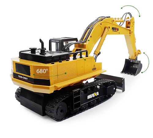 Радиоуправляемый экскаватор HUI NA TOYS  (#HN1510) RC Truck 1/16 2,4G (510)