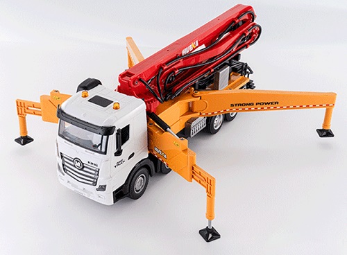 Радиоуправляемый грузовик- бетононасос HUI NA TOYS  (#HN1381) RC Truck 1/18 2,4G  (381)