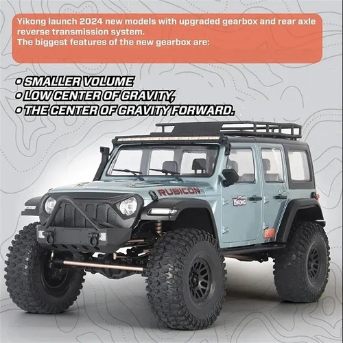 Радиоуправляемый внедорожник Yikong (#YK-4082V3)  4WD RC Car Yikong 4082V3 crawler Rubikon Off-Road Truck Rock Crawler Toys Models Without Battery