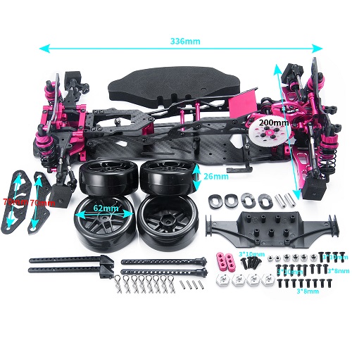 Радиоуправляемая модель для дрифта 3Racing (#KIT-D5S) Sakura D5 1/10 Drift Car - Drive