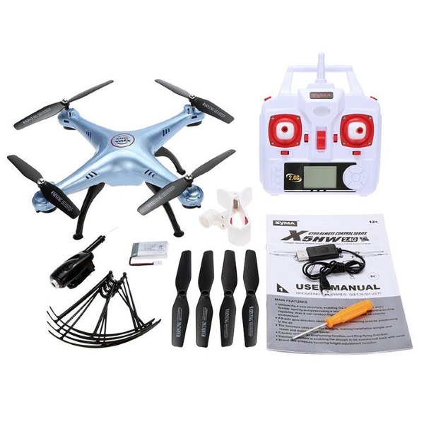 Квадрокоптер Syma (#X5HW) FPV Real Time HD  2.4Ghz