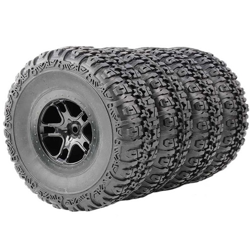 Колёса внедорожные RC4X4 (#RCW8/TW00A1BK) Tire/Wheel Black  118mm 4in