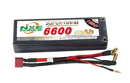 Аккумулятор Li-Po NXE (#NXEC6600/100-2S2P) 7.4V 6600mAh 100С