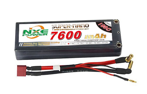Аккумулятор Li-Po NXE (#NXEC7600/100-2S2P) 7.4V 7600mAh 100С