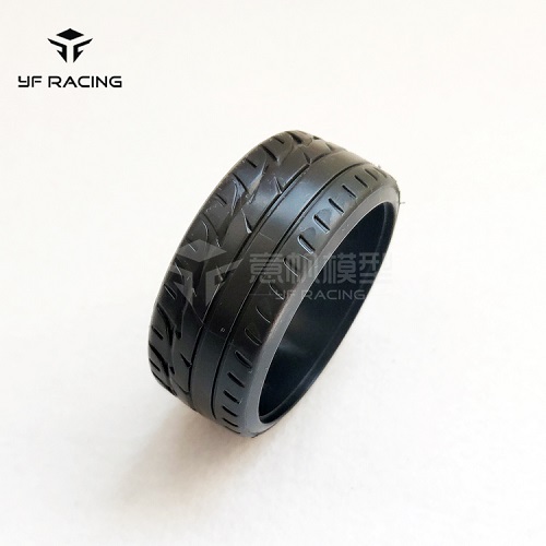 Шины дрифт YFRacing (#9117) Drift Black Tire Set, 0* 4 pcs