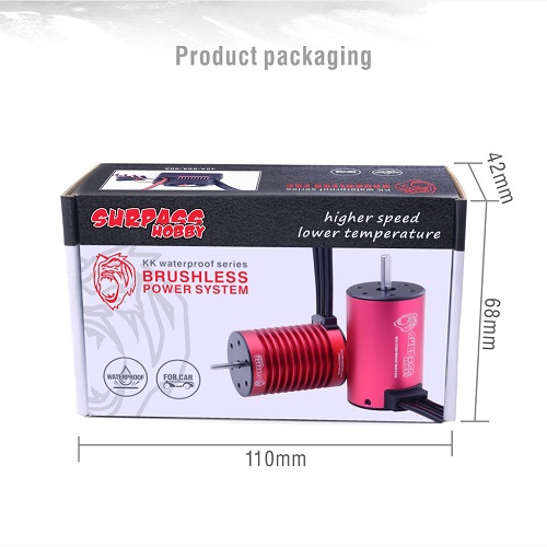 Бесколлекторный двигатель Surpass (#3650/5200KV)  Waterproof 3650/5200KV