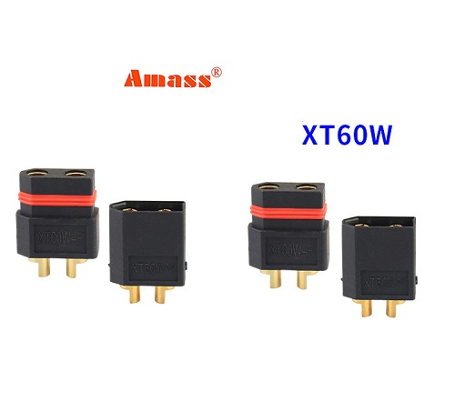 Коннектор Amass (#XT60W) Connector XT60 Waterproof (M+F)
