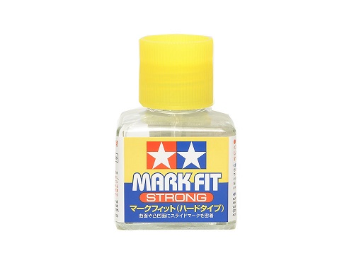 Клей для декалей, с кисточкой Tamiya (#87135) Mark Fit (Strong)