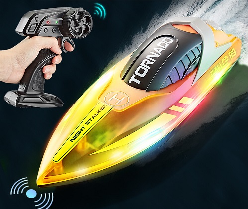 Радиоуправляемая лодка HJ Toys (#HJ819) Remote control rowing Racing Boat 2.4G