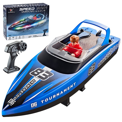 Радиоуправляемая лодка HJ Toys (#HJ821) Remote control rowing Racing Boat 2.4G