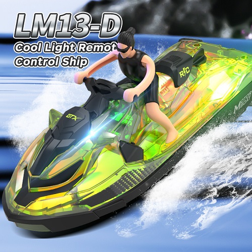 Радиоуправляемый гидроцикл High-speed (#LM13-D) Remote control rowing Racing Boat 2.4G