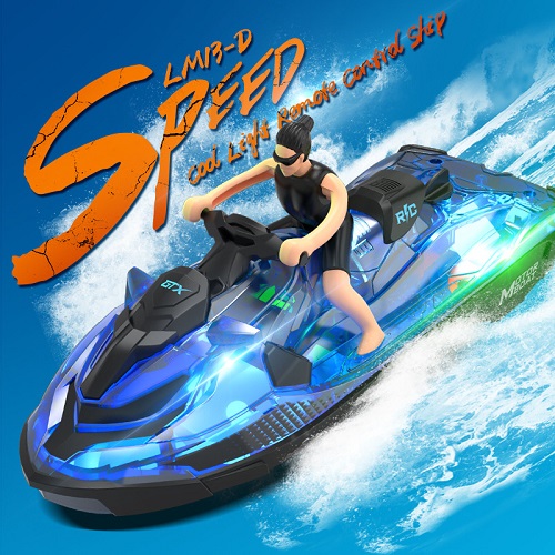 Радиоуправляемый гидроцикл High-speed (#LM13-D) Remote control rowing Racing Boat 2.4G