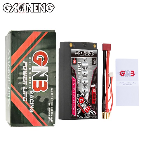 Аккумулятор Li-Po GAONENG (#GNB60002S150iHV) GNB Shorty Lipo 6000MAH 2S 7.4V 150C