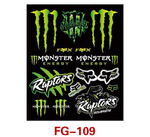Наклейки масштабные Panda Brother (#FG-109)  RC Art Sticker