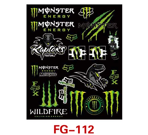 Наклейки масштабные Panda Brother (#FG-112)  RC Art Sticker