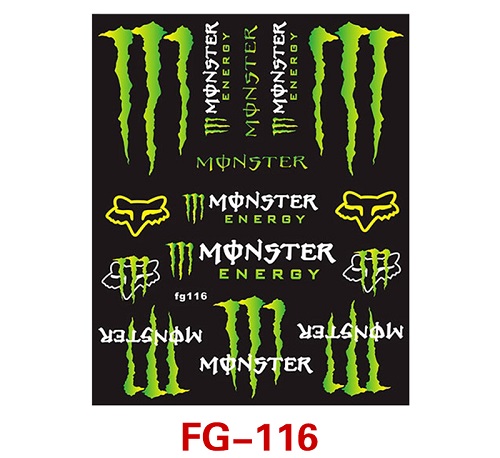 Наклейки масштабные Panda Brother (#FG-116)  RC Art Sticker