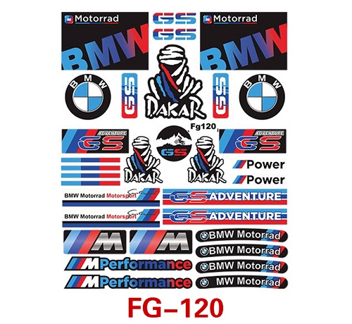 Наклейки масштабные Panda Brother (#FG-120)  RC Art Sticker