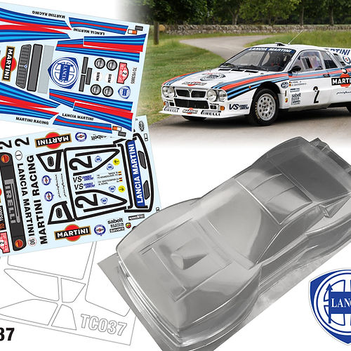 Кузов TeamC (#TC037) 1/10 Lancia 037 Rally, 190mm