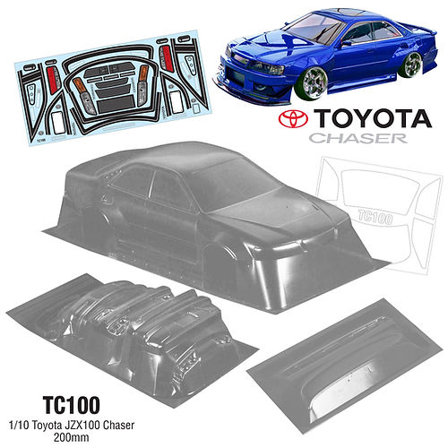 Кузов TeamC (#TC100) 1/10 Toyota JZX 100 Chaser, 200mm